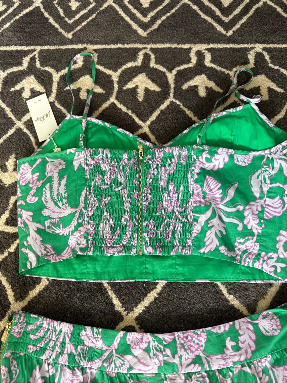 Lilly Pulitzer Winslow Maxi set. NWT size 14 - Picture 11 of 11